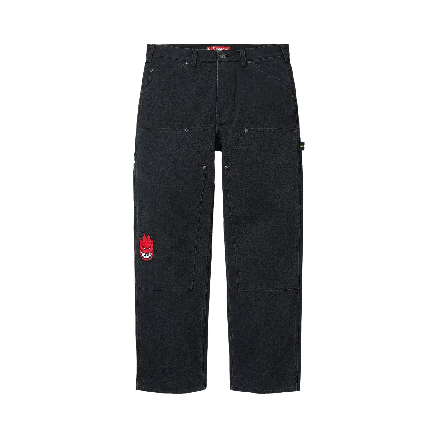 Брюки Supreme x Spitfire Double Knee Painter Pant, черный