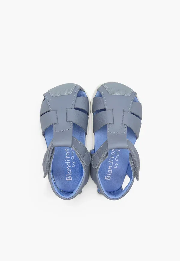 Сандалии кожаные Walking sandals Pisamonas, синий — фото 3