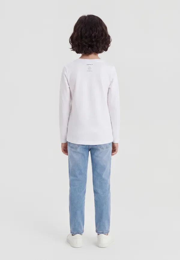 Комплект из 2 футболок с длинным рукавом с принтом Nmfvix Name It bright white, lilas, белый/сиреневый — фото 2