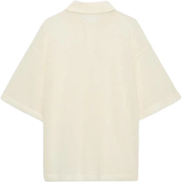 Женский свитер белый модерат ZARA, Raw White — фото 3