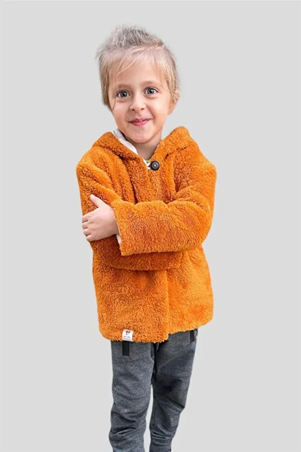 Детский вязаное кардиган с капюшоном X silk atlas baby girl and child muslin lined hooded cardigan Nurbeli, Multicolor