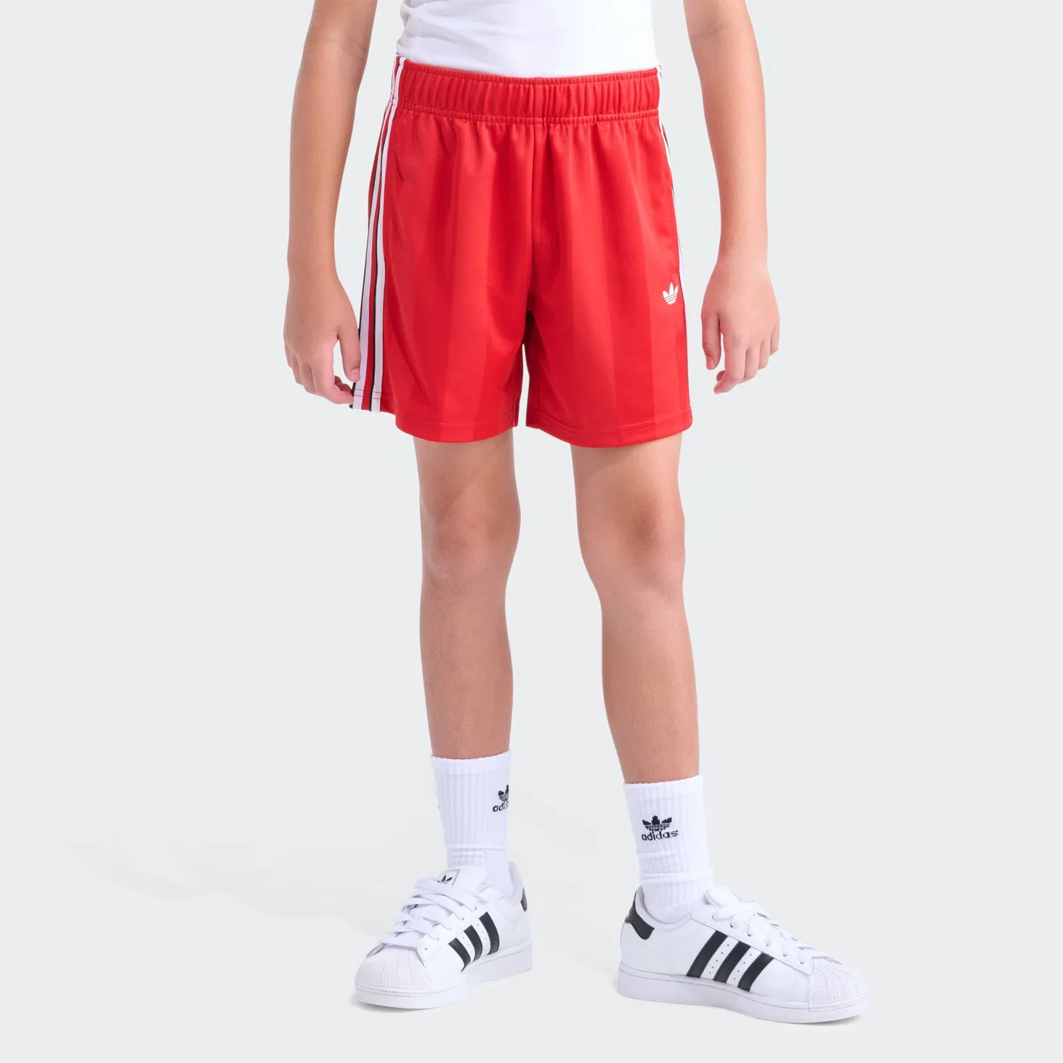 Детские шорты с эластичным поясом Archive Soccer Shorts Adidas Originals, алый меланж