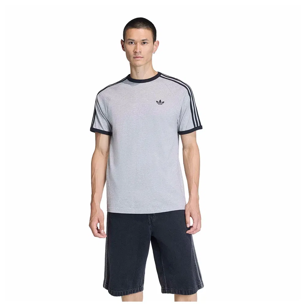 Футболка с коротким рукавом 3 Stripes Adidas Originals, серый