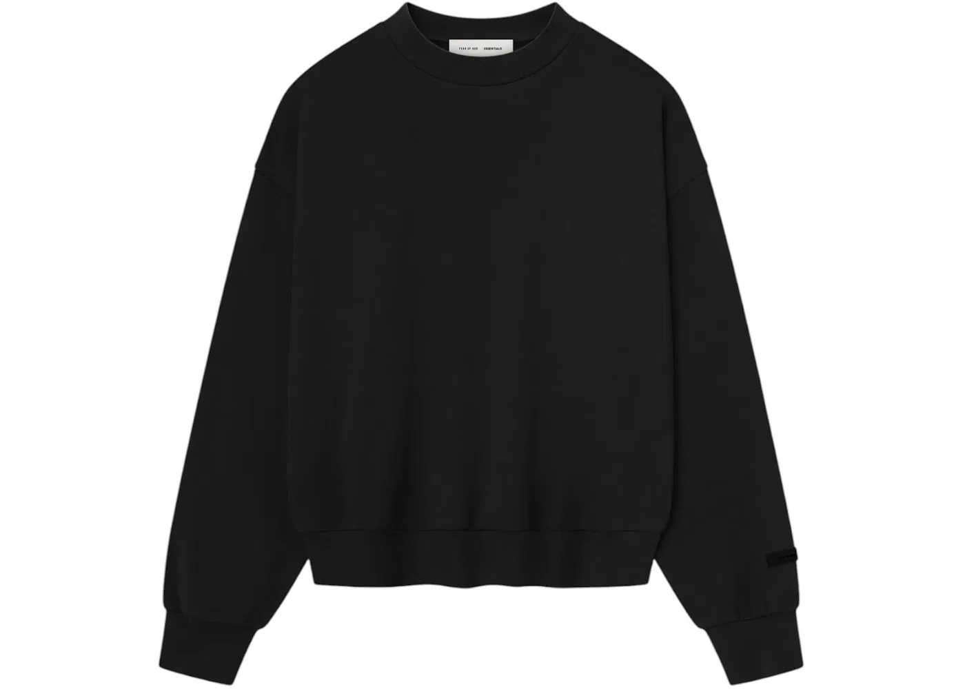 Мужской свитшот с круглым вырезом Essentials Classic Crewneck Sweatshirt Fear of God, Jet Black