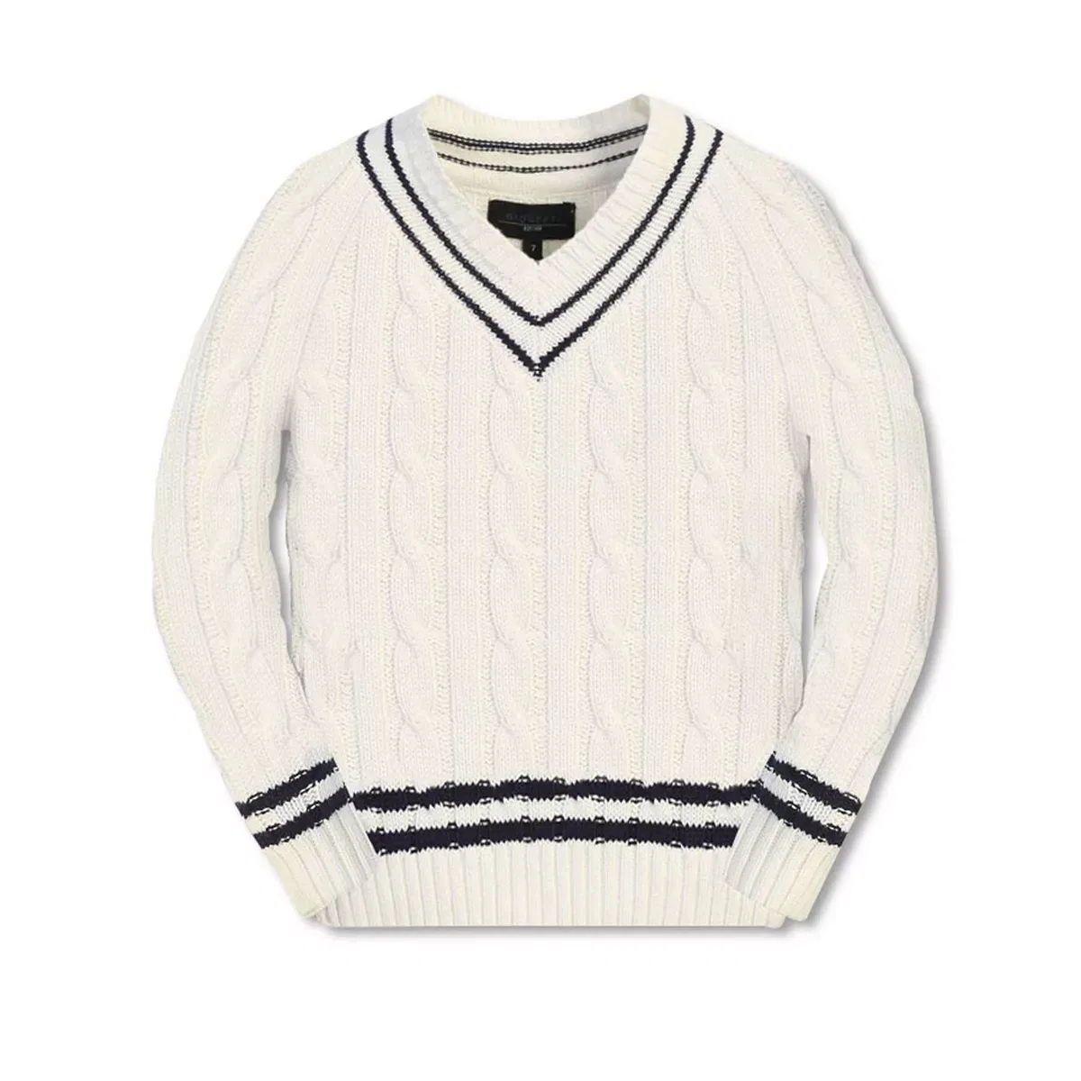 Детский свитер с V-образным вырезом GIOBERTI, Off White