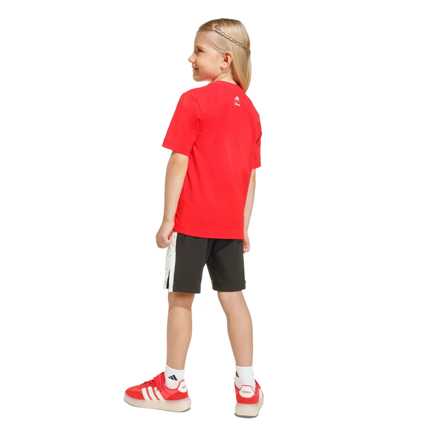 Детский боди с Микки Маусом Adidas, красный — фото 3