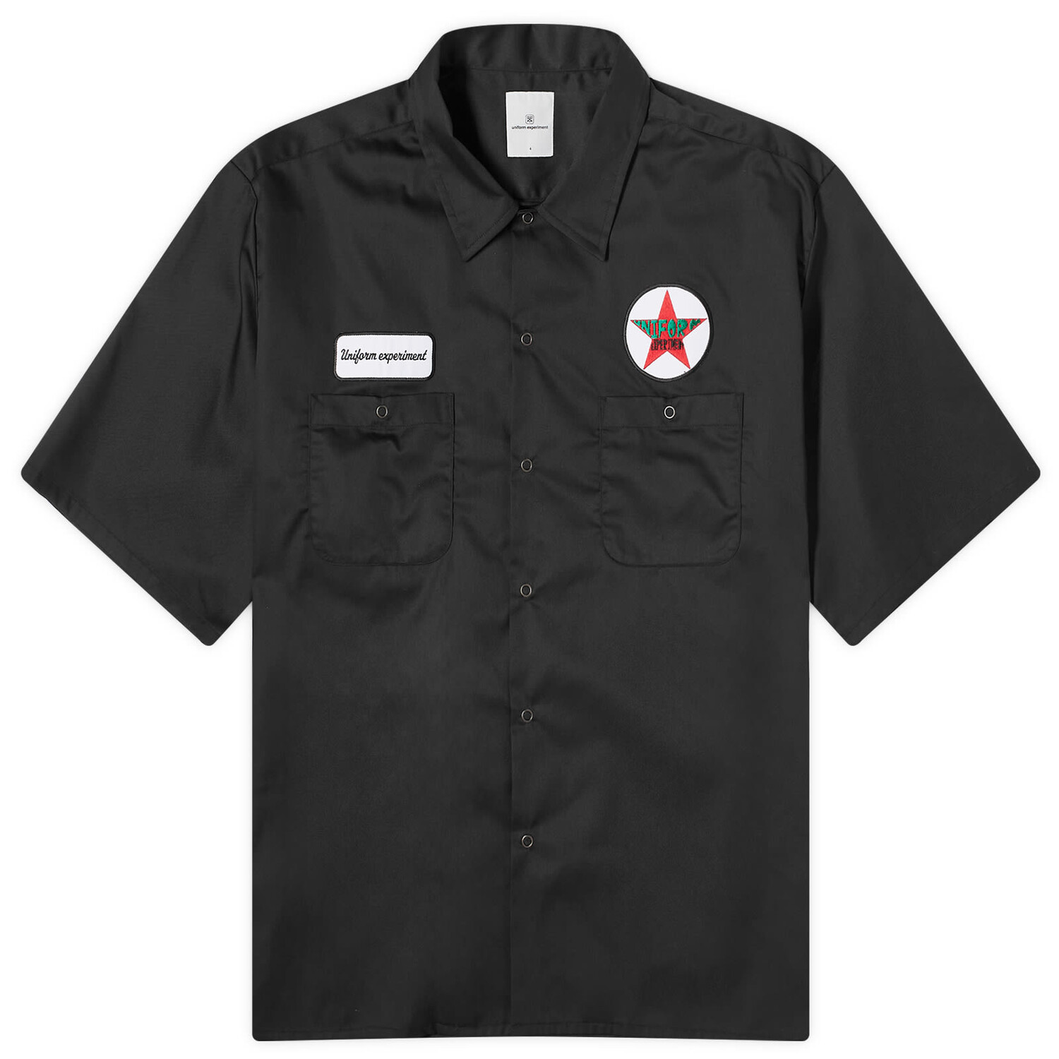 

Рубашка Uniform Experiment Short Sleeve Work, черный