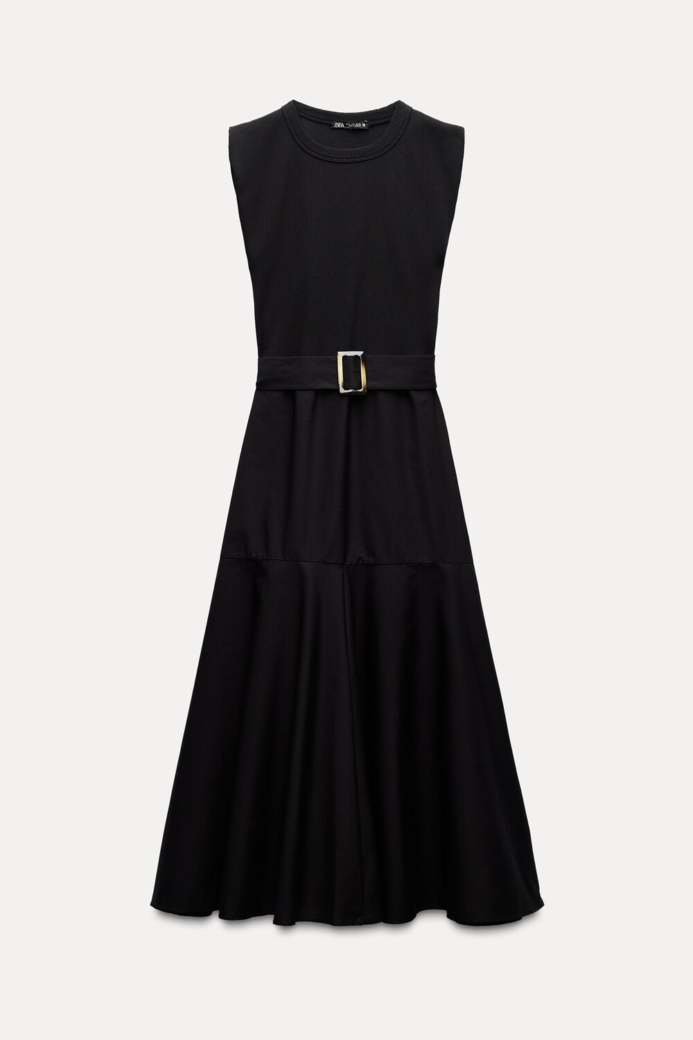

Платье Zara Matching Belt, черный