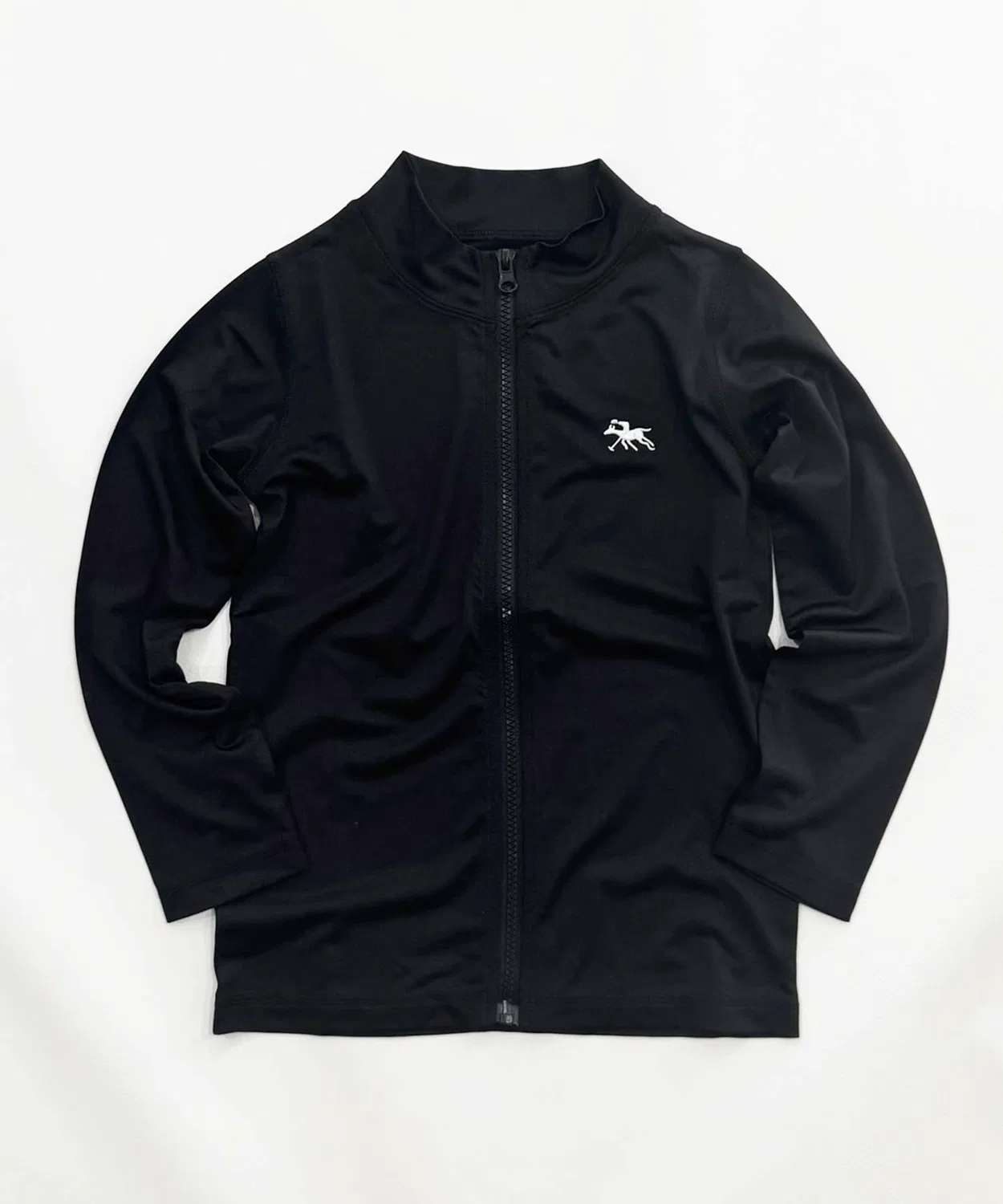 Детский рашгард с длинным рукавомPOLOCHAMPS ZIP ZI-ON, Black