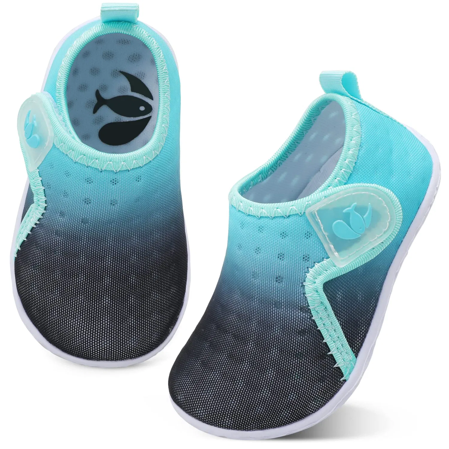 Детские водные туфли для мальчиков и девочек с принтом Zapatos De Agua FEETCITY, Blue Gradient