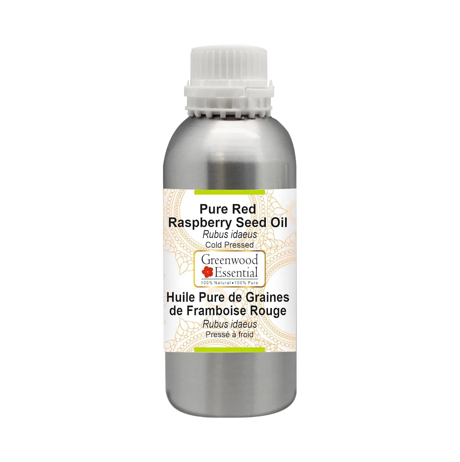 Масло для кожи Red Raspberry Seed Oil, Greenwood Essential, 1250 мл