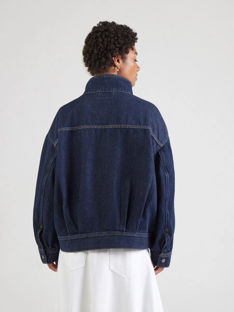 Куртка LEVI'S для межсезонья «Блузон-тракер» темно-синего цвета — фото 4