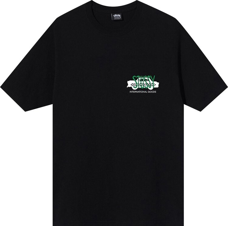 

Футболка Stussy Taxi Cab Tee 'Black', черный