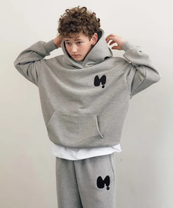 Худи оверсайз Sporty menor hoodie, Melange, Menorpsmarket