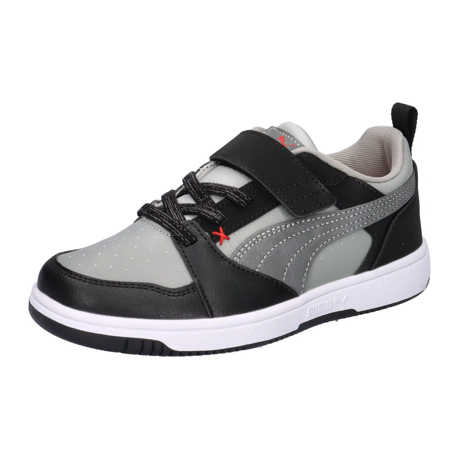 Детские кроссовки с ретро-дизайном Rebound V6 Lo MID 90s AC+ PS Puma, Schwarz Grau
