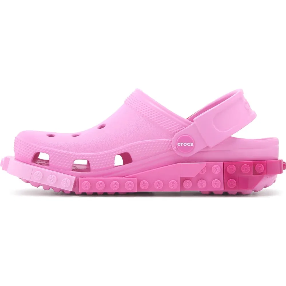 Детские классические сабо Lego Crocs, Pink Multi — фото 3