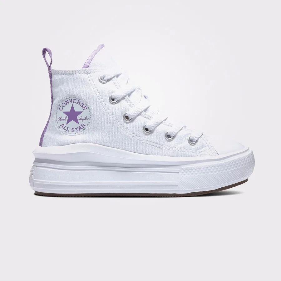 Детские кроссовки на платформе Chuck Taylor All Star Move Converse, Белый