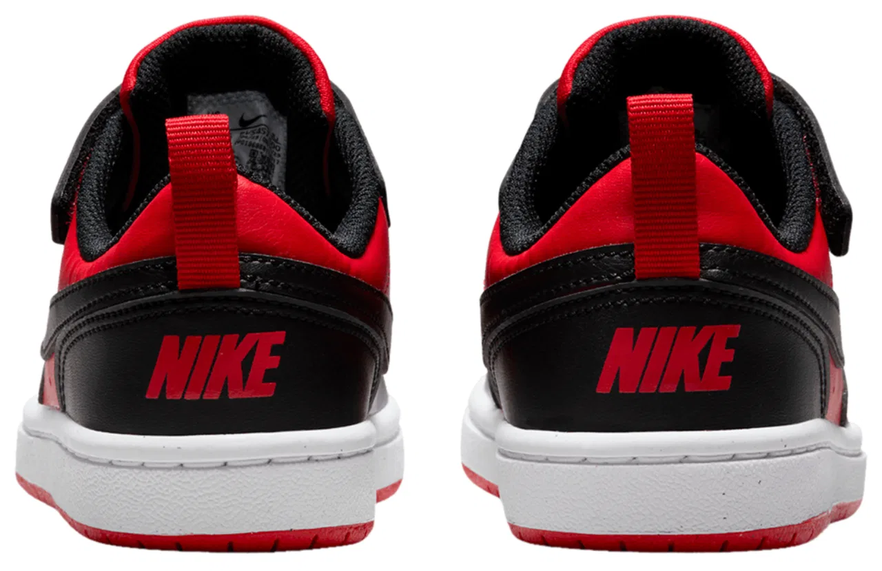 Кроссовки для мальчиков Court Borough Low Recraft Nike, цвет Red/Black/White — фото 4
