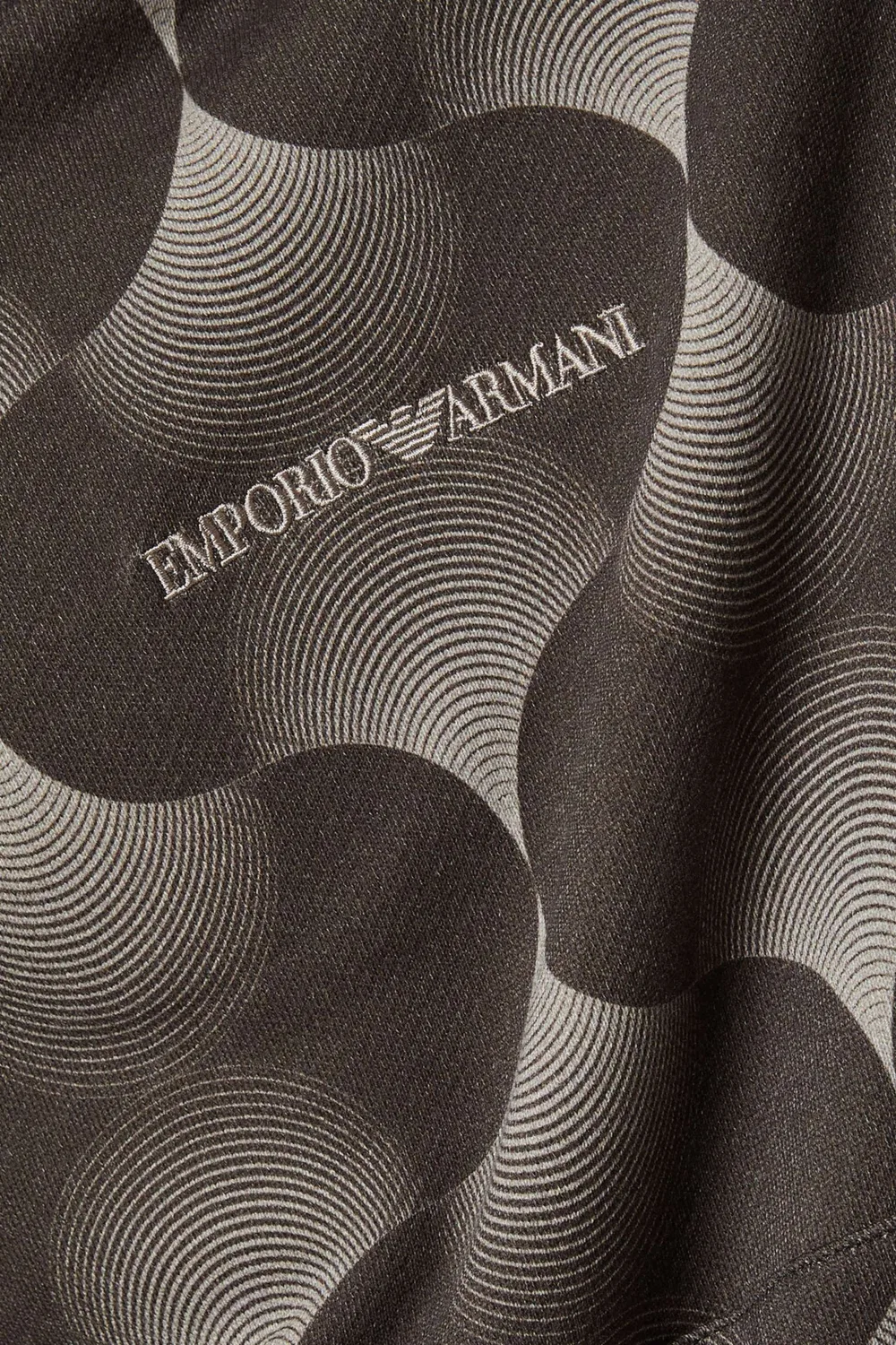 Худи с принтом Geometric Hoodie Emporio Armani — фото 4