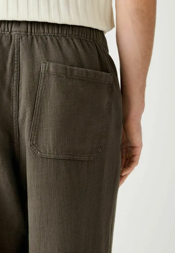 Брюки хлопковые Trousers Next, коричневый — фото 4
