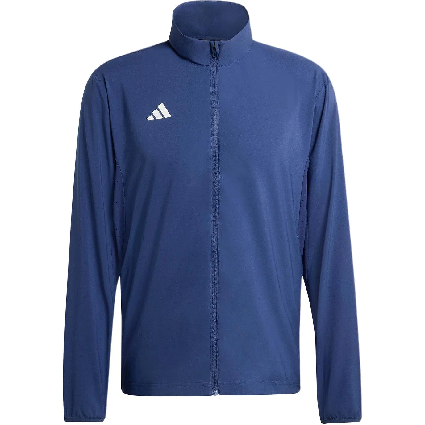 Куртка Unisex Blue Stand Collar Moderate Straight Fit, Adidas, Blue — фото 3