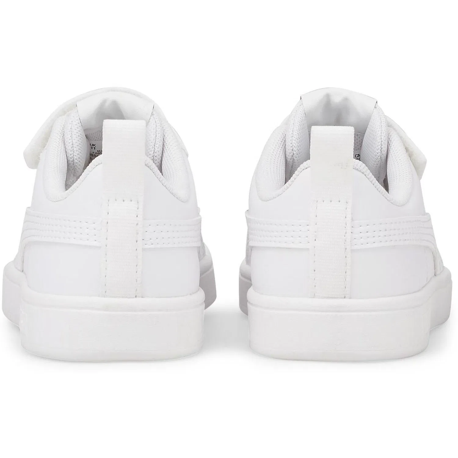 Детские кроссовки с экокожей Puma Rickie AC PS, Weiß Hellblau Weiß — фото 4