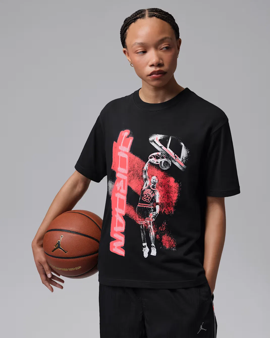 Женская футболка с графическим принтом Dri-FIT Jordan Sport, Black