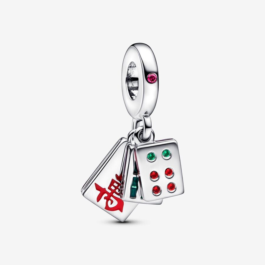 

Шарм Pandora Mahjong Triple Dangle, серебро
