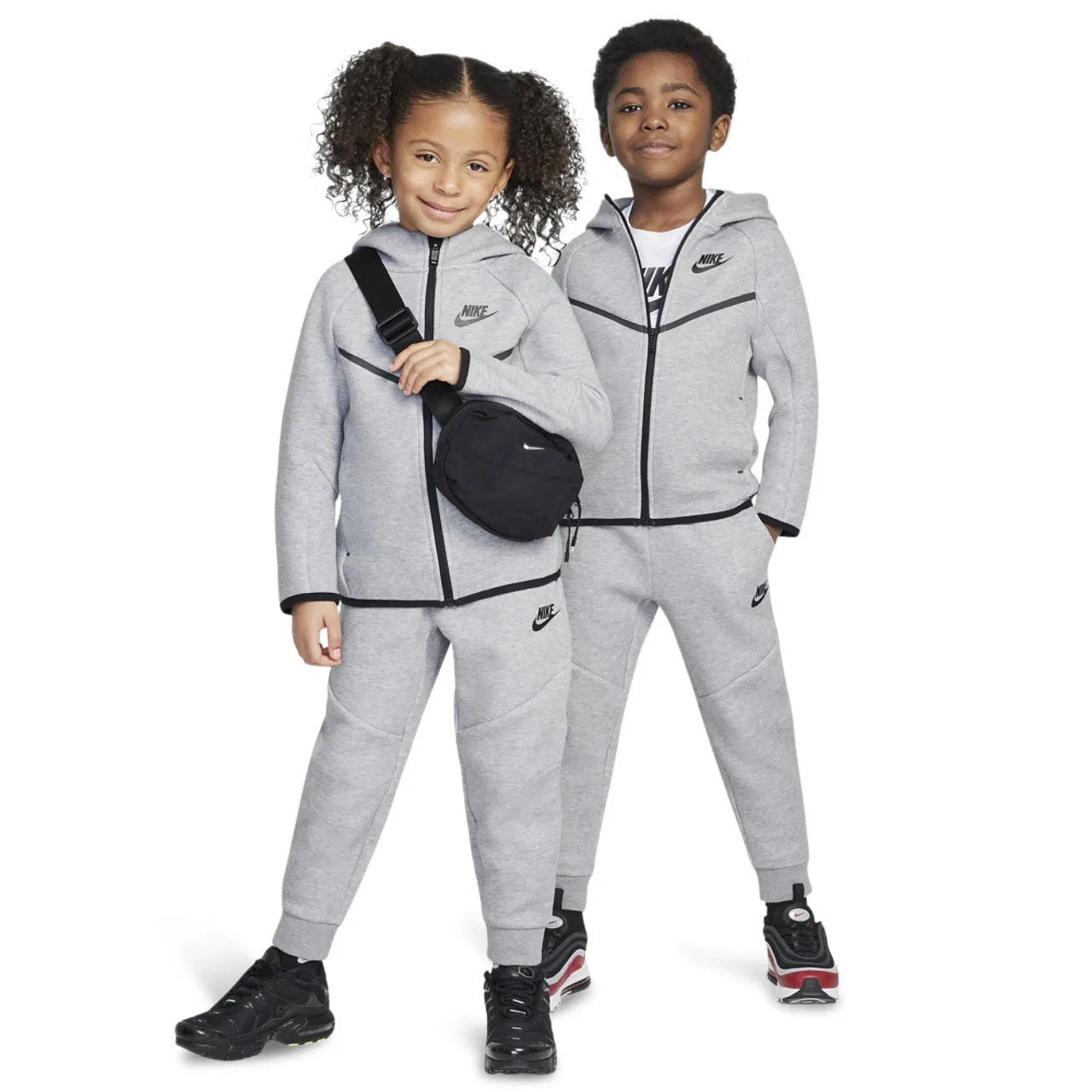 Спортивный костюм для мальчиков Tech Fleece Nike, цвет Dark Grey Heather/Black