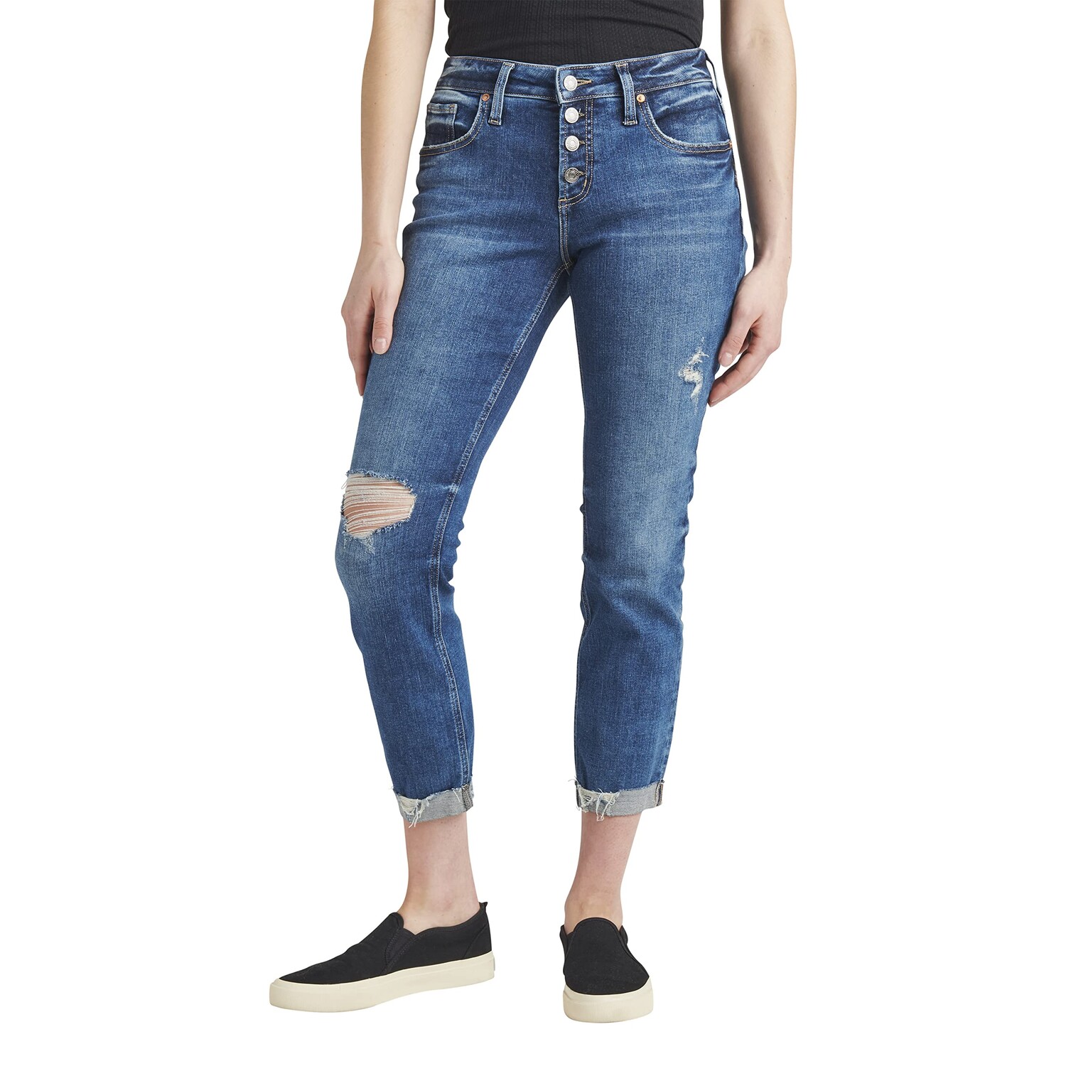 

Джинсы Silver Jeans Co., Boyfriend Mid-Rise Slim Leg Jeans L27344EAE261