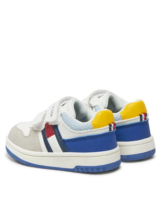 Кроссовки Flag Low Cut Velcro Sneaker Tommy Hilfiger, белый — фото 3