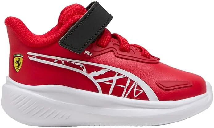 Детские кроссовки для мальчиков с принтом Scuderia Ferrari Skyrocket PUMA, Red