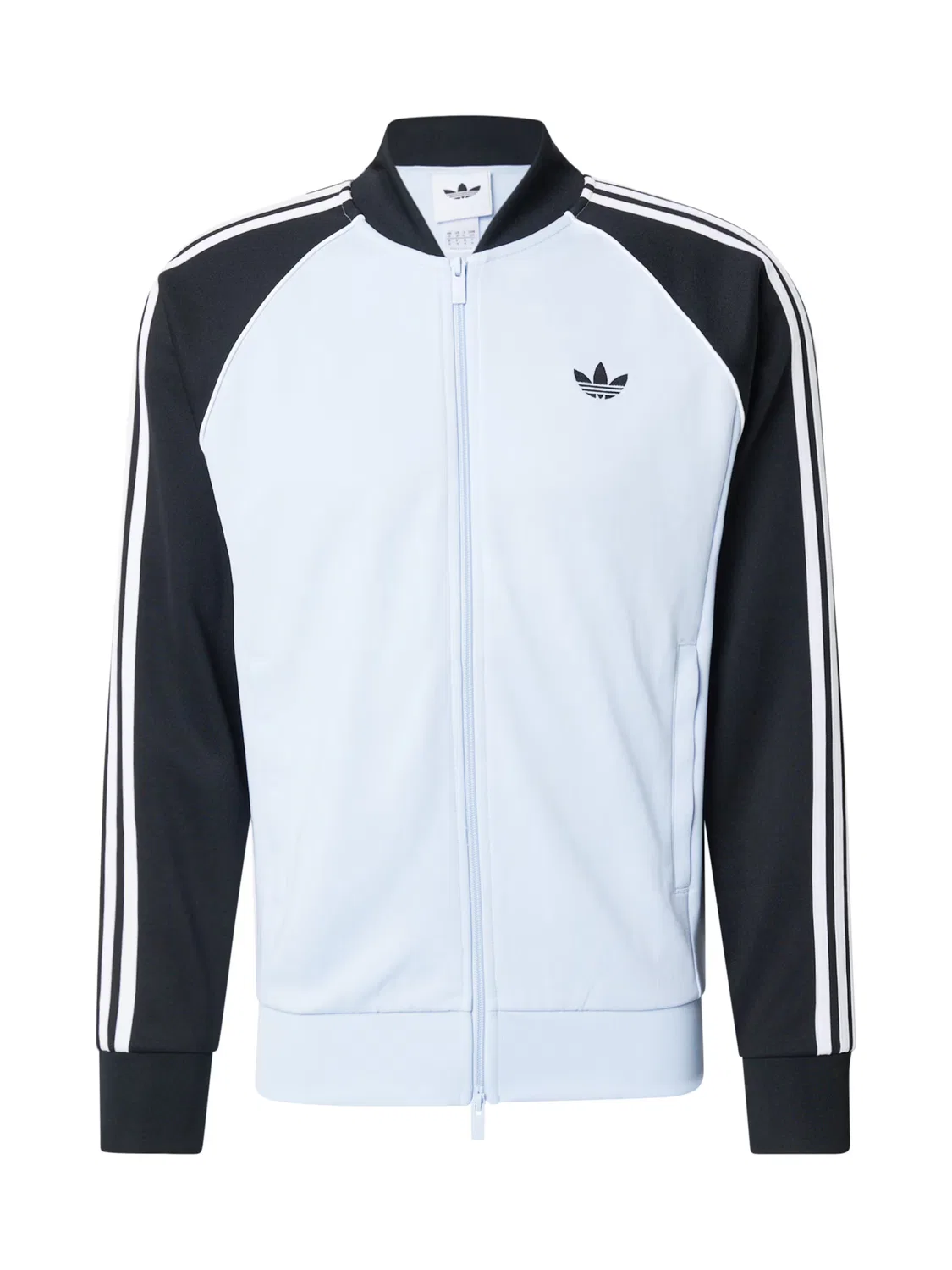 Толстовка на молнии Adidas Originals Stokha пастельно-голубого цвета