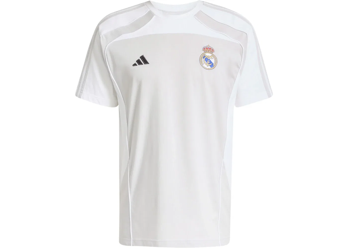 Мужская футболка с длинным рукавом Adidas Real Madrid UBP T-Shirt Adidas, Light Solid Grey White