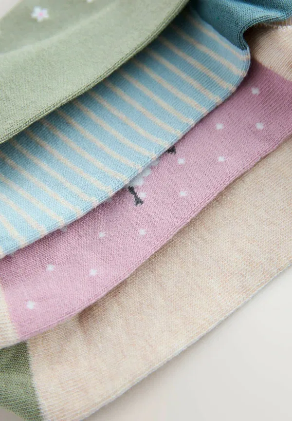 Носки 4 пары, мульти-принт овца, Ankle socks, Next, Multi Sheep Print — фото 3