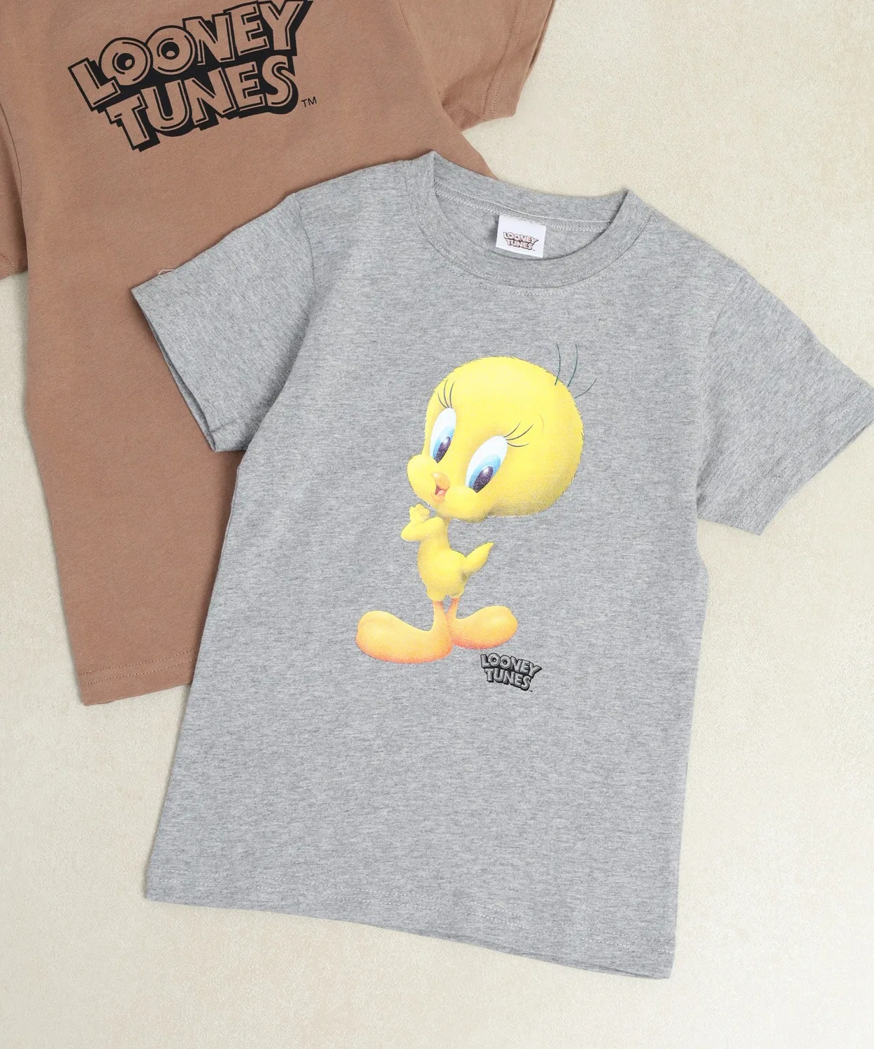 Детская футболка с принтом Looney Tunes FUNALIVE, Heather Grey