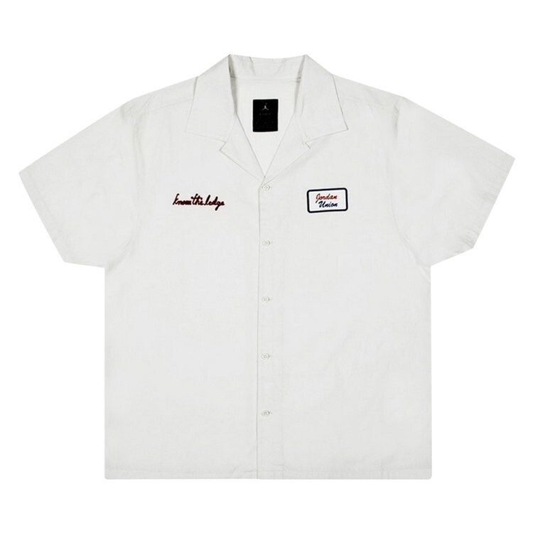 

Рубашка Air Jordan x Union LA Mechanic Shirt 'Platinum', белый