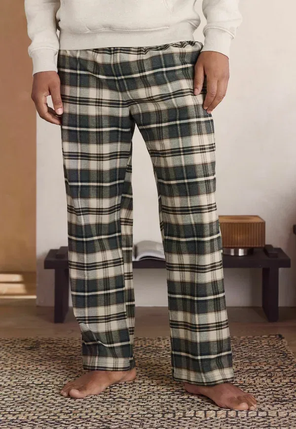 Пижамный набор с капюшоном Check Regular fit, Next, Neutral, нейтральный — фото 4