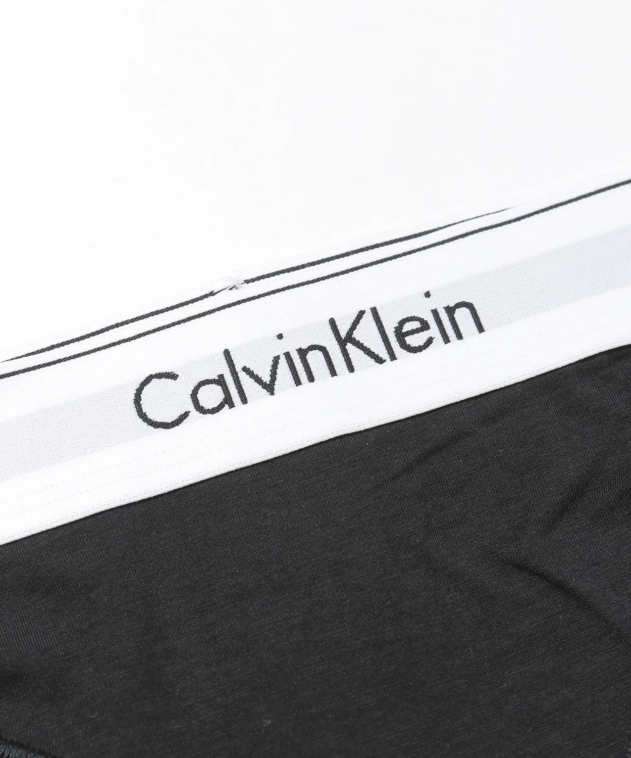 Женские хлопковые трусы-слипы с логотипом Calvin Klein, Black — фото 3
