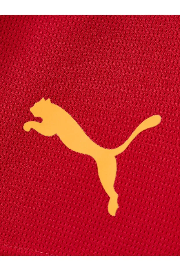 Детские спортивные шорты для девочек с карманами Galatasaray puma kids training shorts Gsstore, Red — фото 3
