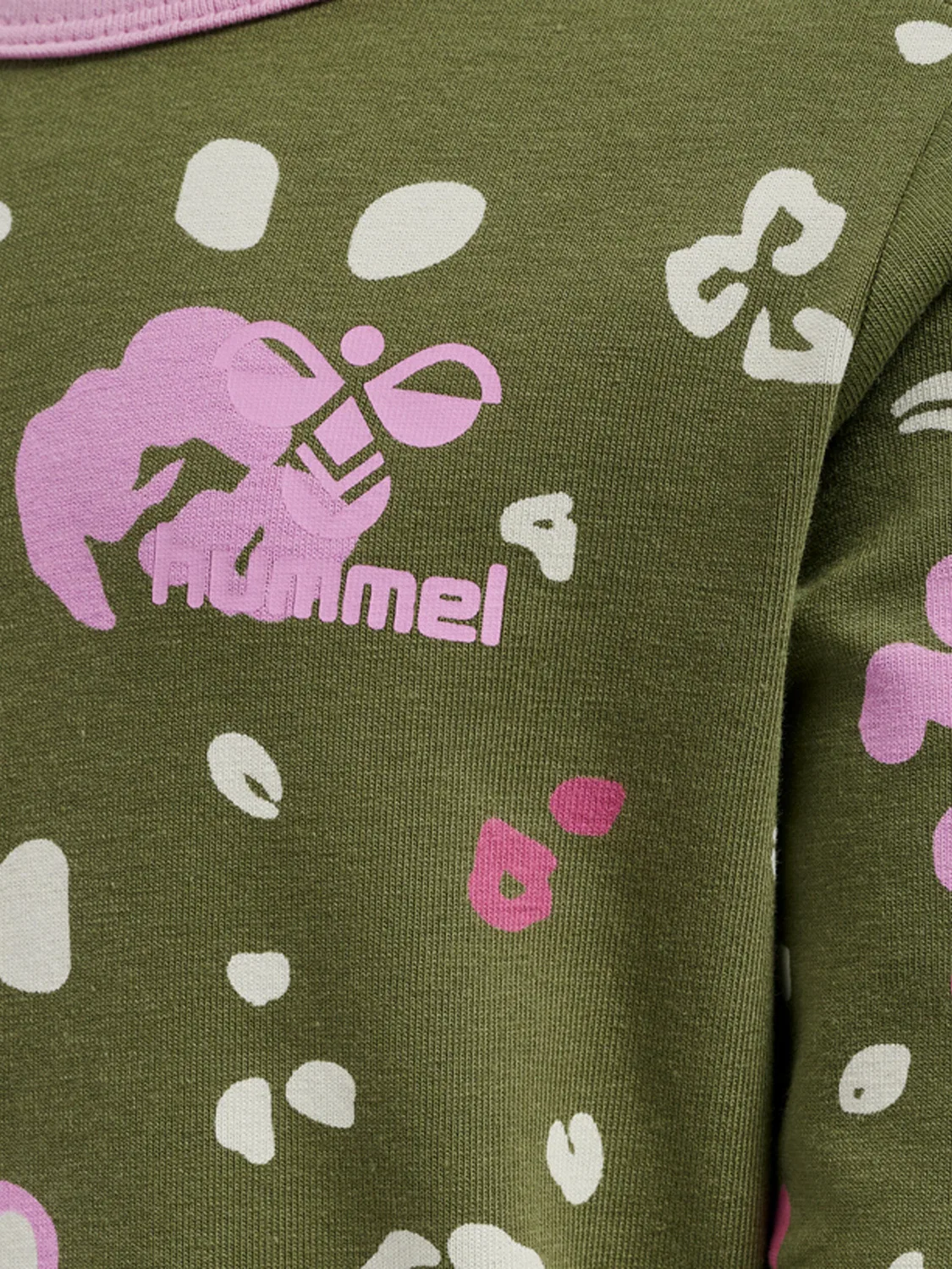 Детская футболка с длинным рукавом Hmlalisa Hummel, Silbergrun — фото 3