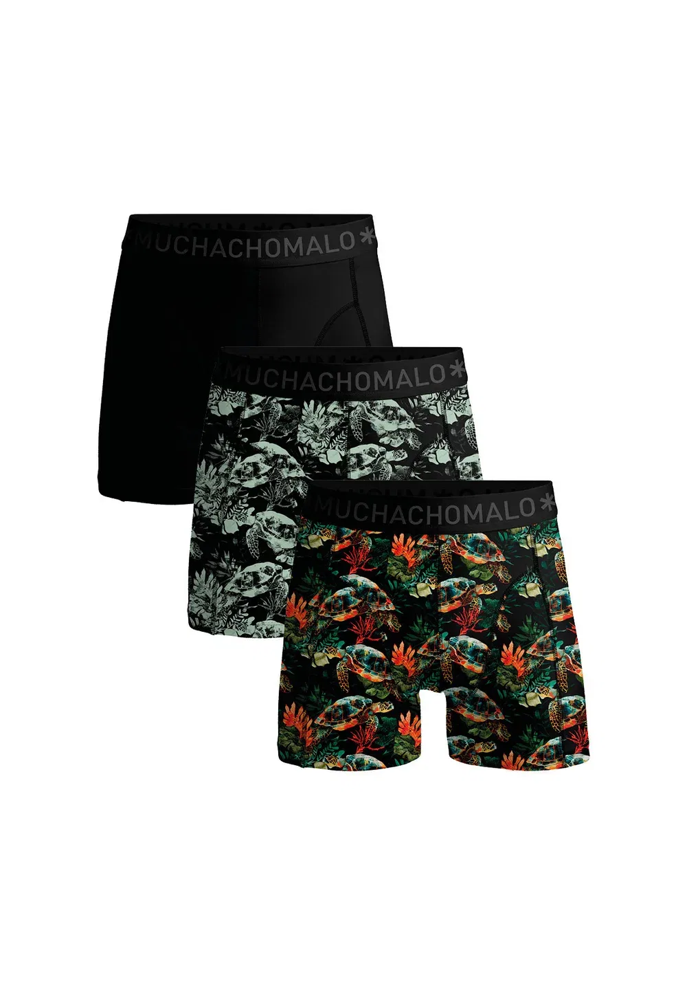 Комплект из 3 трусов с принтом Muchachomalo, Print Print Black