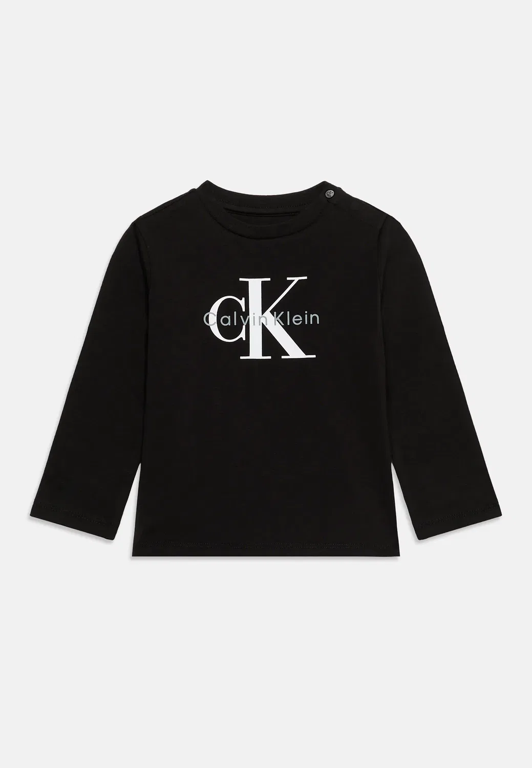 Футболка унисекс с длинными рукавами Monologo Calvin Klein Jeans, Black