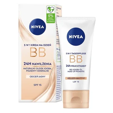 BB-крем для лица с эффектом естественного вида SPF 15 Nivea, Light