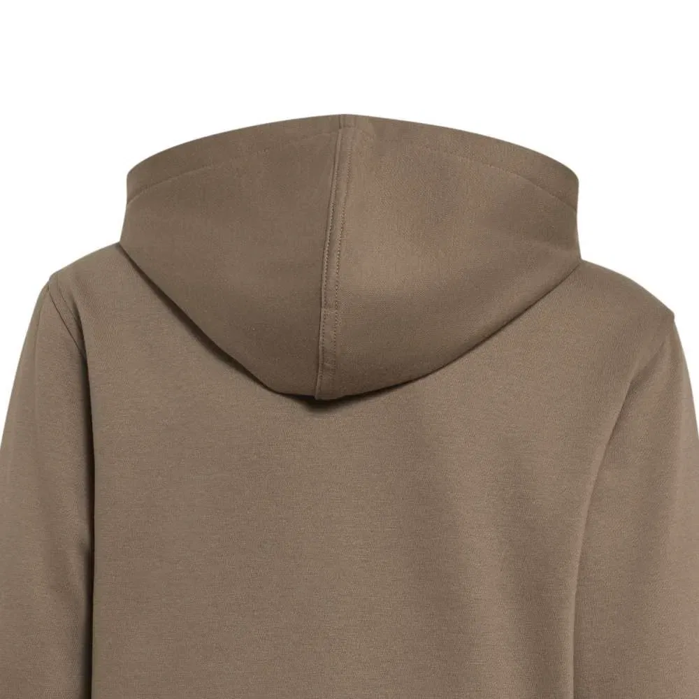 Детское худи с флисом Slogan Fleece Hoodie Adidas, Brown — фото 3