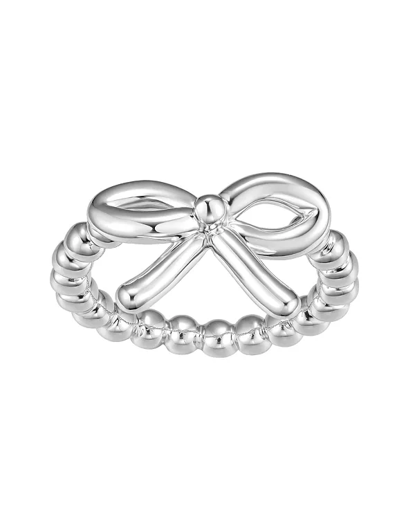 

Кольцо-Бантик с золотым и серебряным покрытием Macy'S, silver