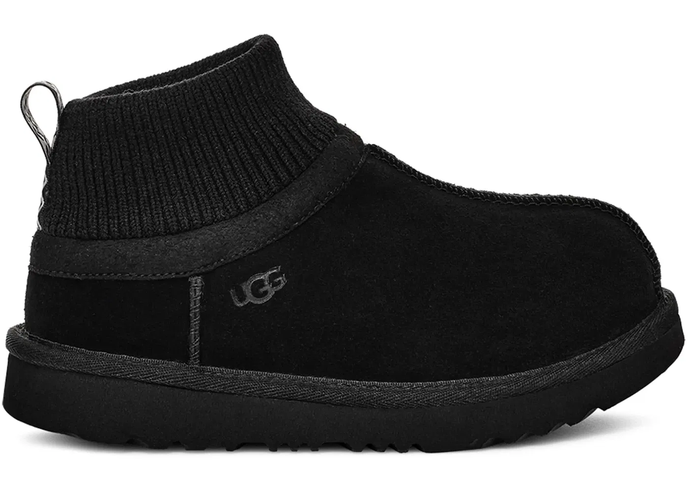 Детские тапочки с манжетой UGG Classic Ultra Stretch Cuff Slipper, Black