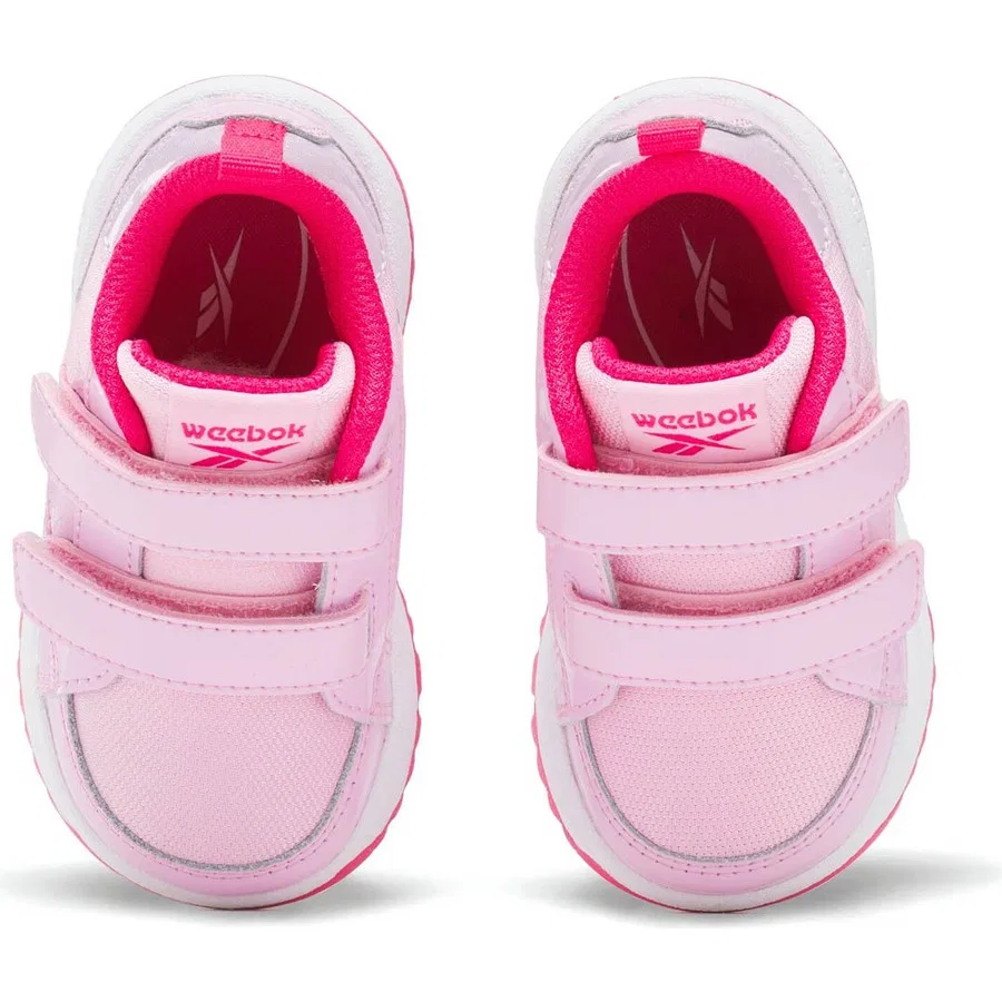 Детские кроссовки с липучками Weebok Clasp Low Reebok, Красный — фото 3