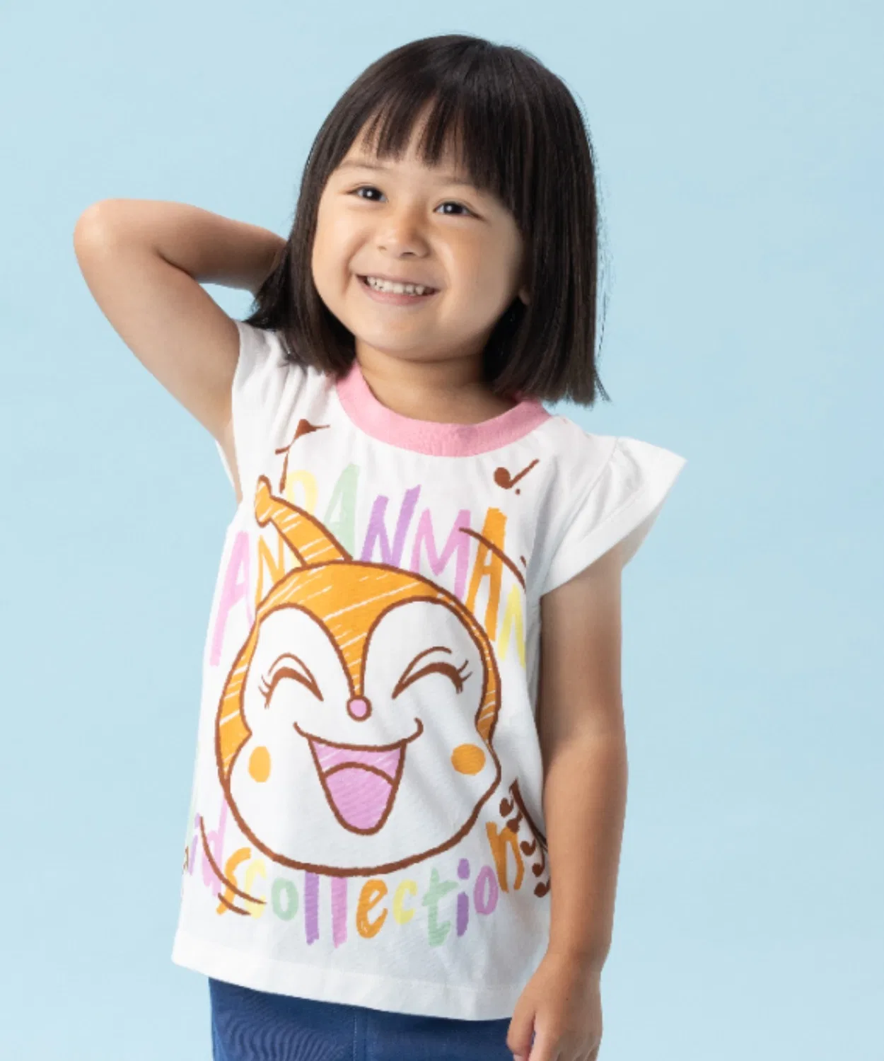 Детский топ без рукавов с принтом Докинян ANPANMAN KIDS COLLECTION, Off White