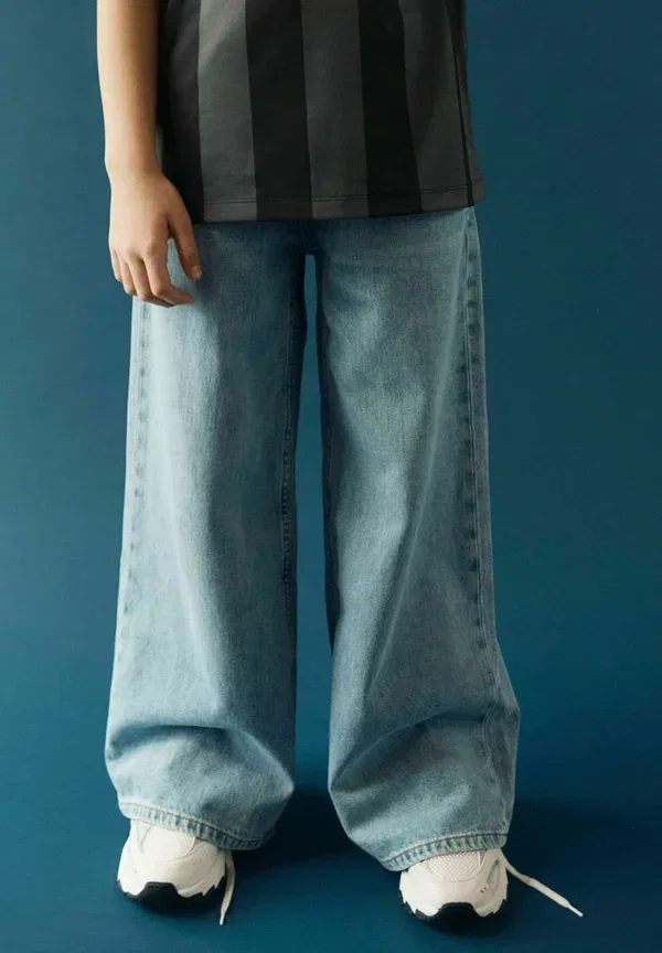 Джинсы деним Jeans x wide leg - relaxed fit jeans Name It Medium Blue Denim, синий — фото 2